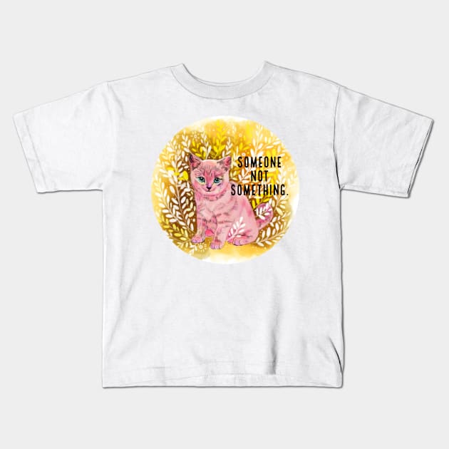 Kitten Kids T-Shirt by artbysavi